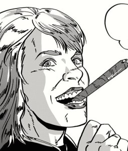 Lisa Carver: Original sketch by Yoko Molotov